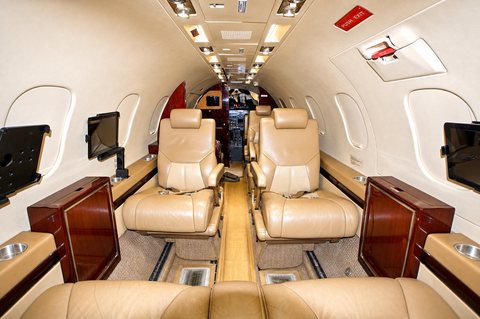 Aero JL Learjet 31 cabin interior