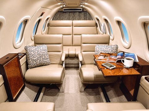 Aero JL Learjet 35 cabin interior